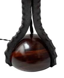 Art Deco Amsterdamse School Table Lamp by Piet Kramer, 1920s